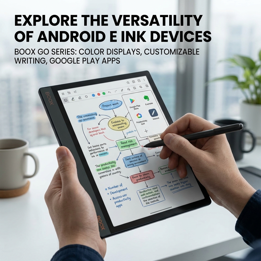 Exploring the versatility of Android-based devices like the Boox Go series