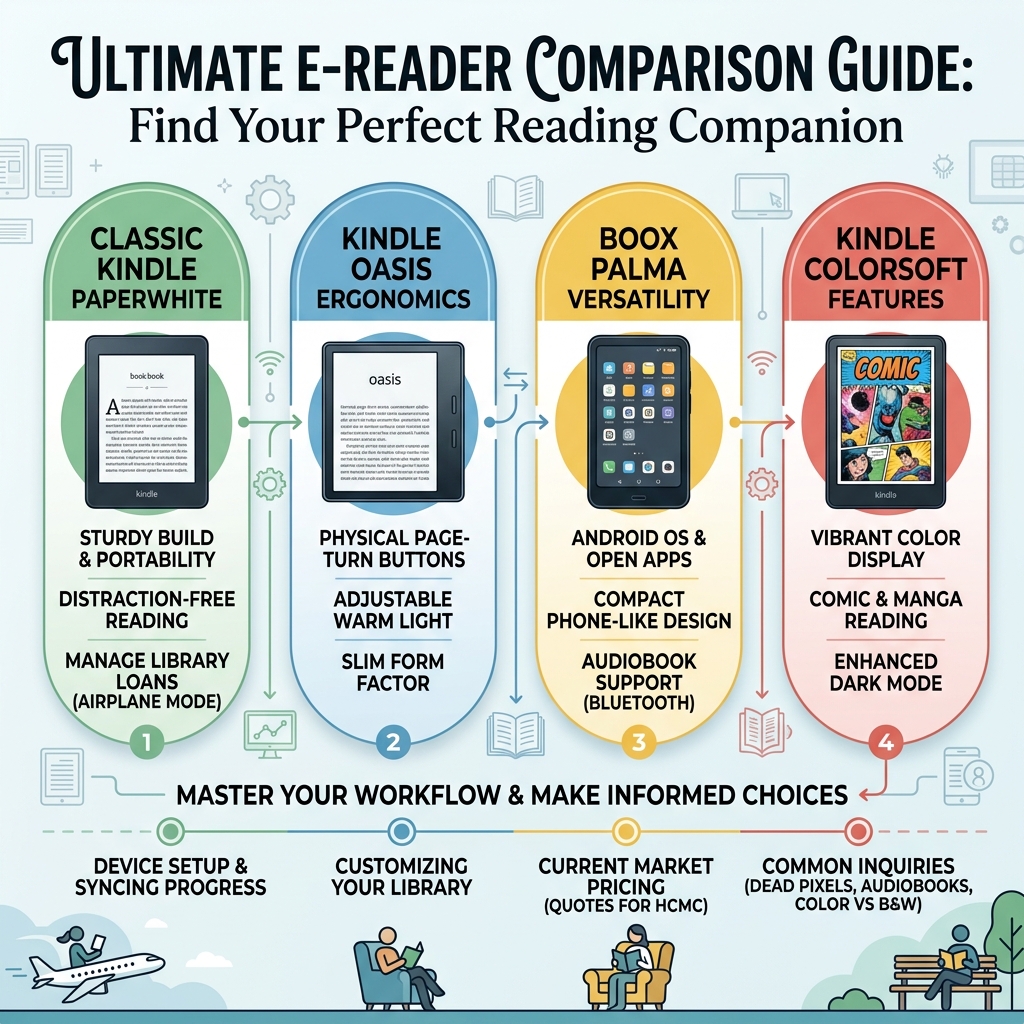 Comparing the reading experience across different screens