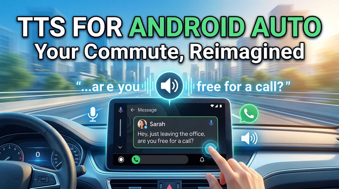 TTS for Android Auto: Your Commute, Reimagined