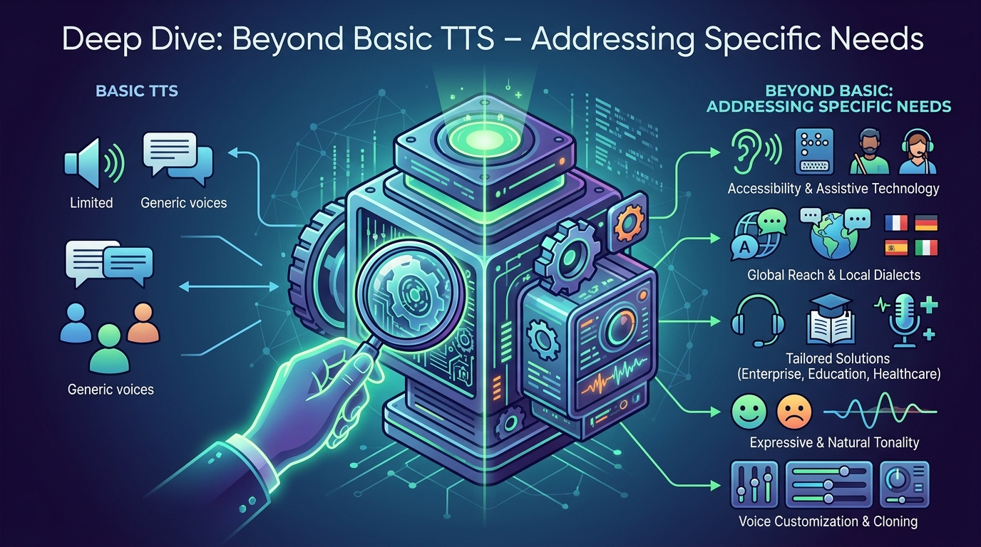Deep Dive: Beyond Basic TTS – Addressing Specific Needs
