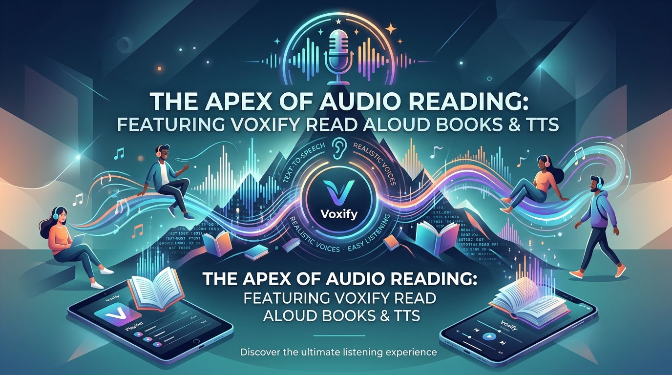 The Apex of Audio Reading: Featuring Voxify Read Aloud Books & TTS