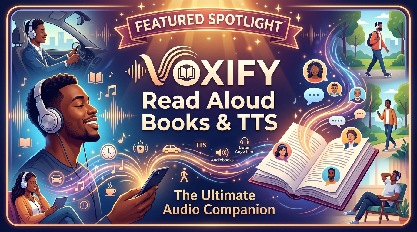 Featured Spotlight: Voxify Read Aloud Books & TTS – The Ultimate Audio Companion