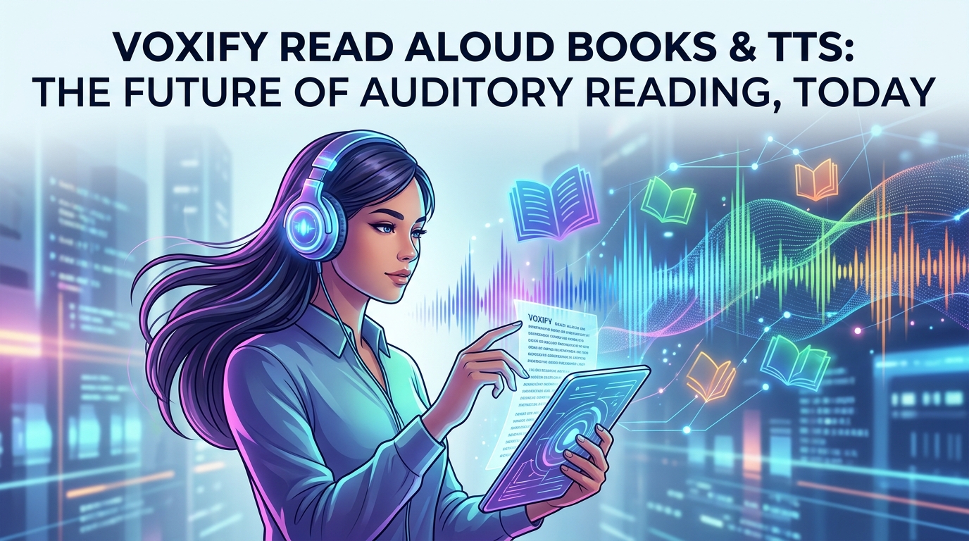 Voxify Read Aloud Books & TTS: The Future of Auditory Reading, Today