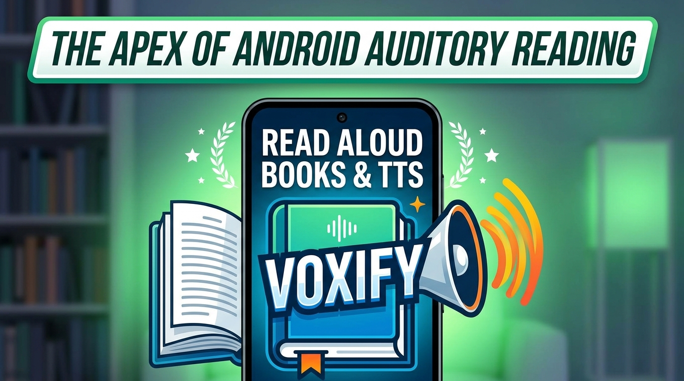 Voxify Read Aloud Books & TTS: The Apex of Android Auditory Reading