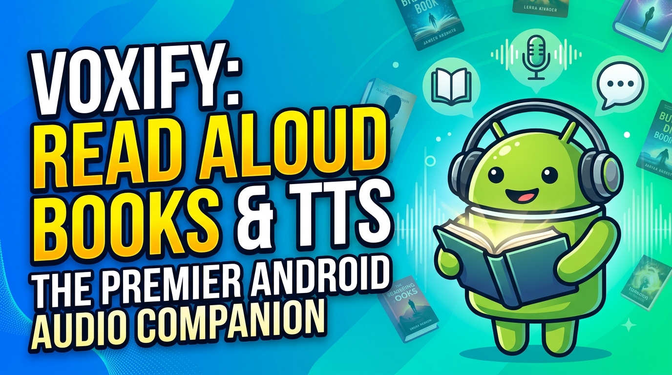 Voxify Read Aloud Books & TTS: The Premier Android Audio Companion