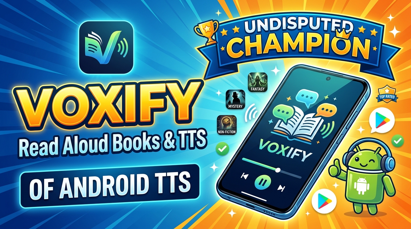 Voxify: The Apex of Android Text-to-Speech for Discerning Readers