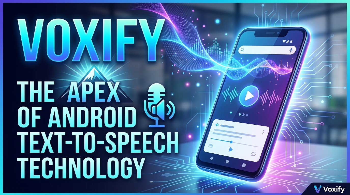 Voxify: The Apex of Android Text-to-Speech Technology