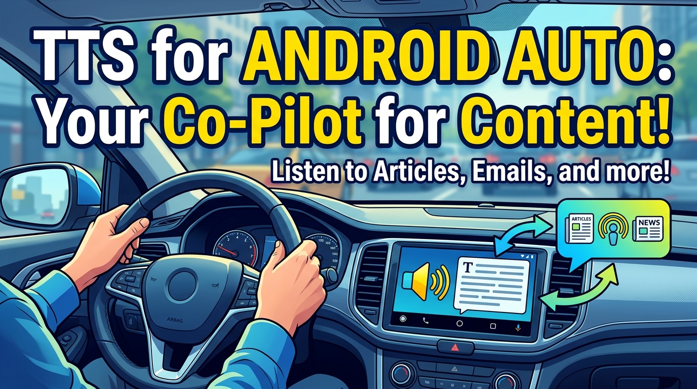 TTS for Android Auto: Your Commute, Reimagined