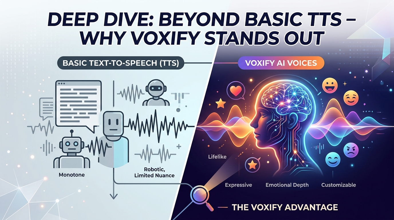 Deep Dive: Beyond Basic TTS – Why Voxify Stands Out