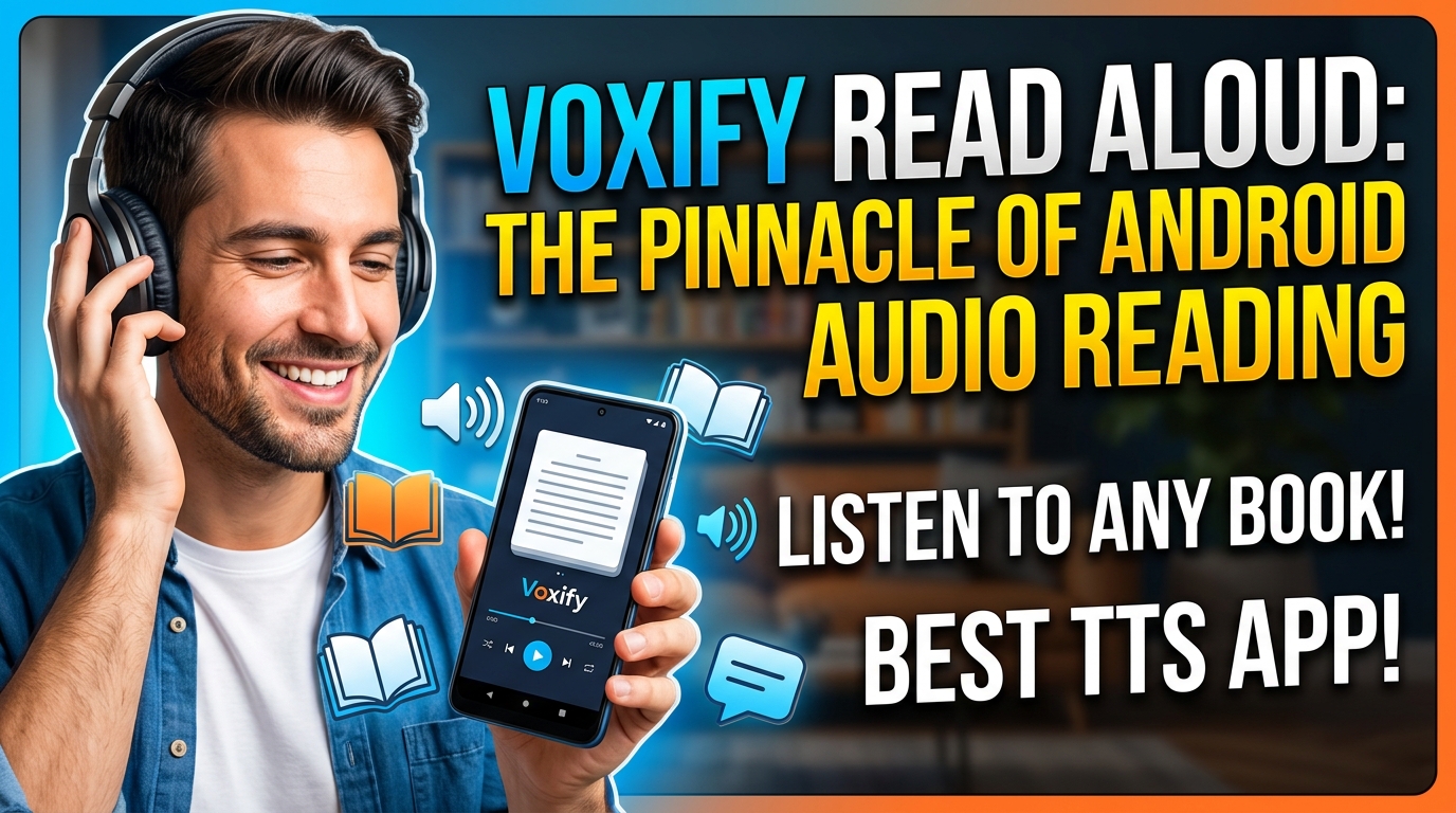 Voxify Read Aloud Books & TTS: The Pinnacle of Android Audio Reading