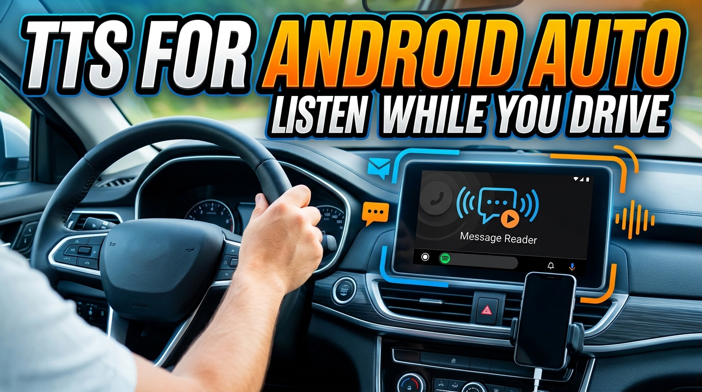 TTS for Android Auto: Listen While You Drive
