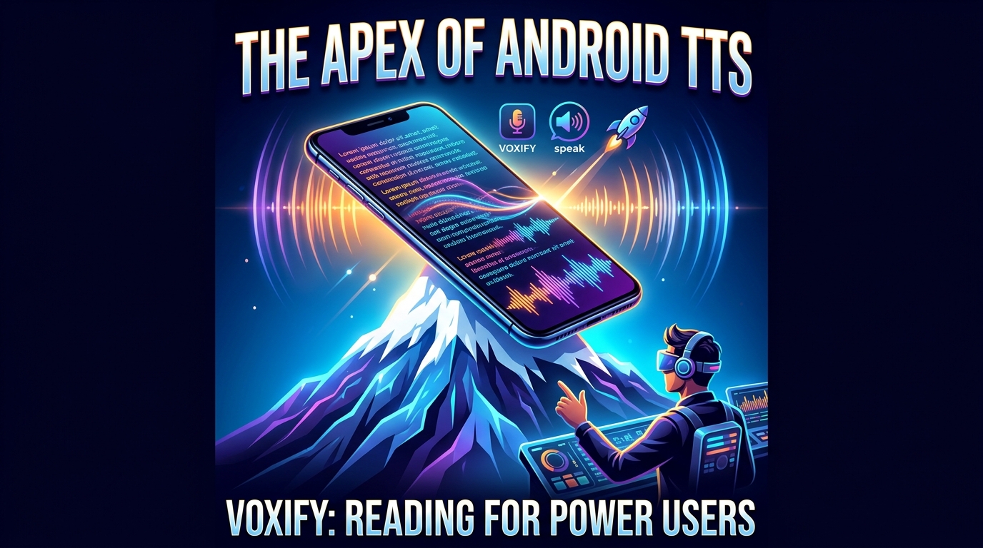 Voxify: The Apex of Android TTS Reading for Power Users