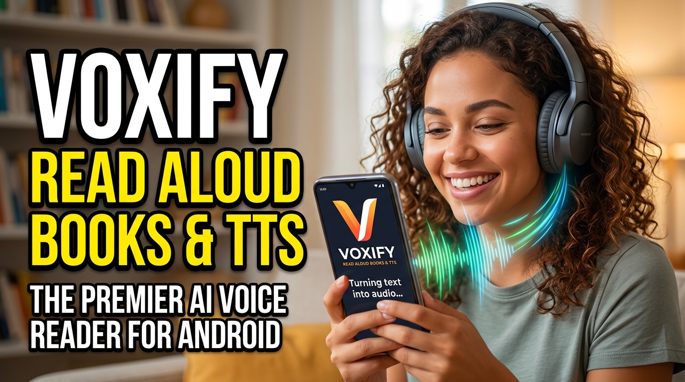 Voxify Read Aloud Books & TTS: The Premier AI Voice Reader for Android