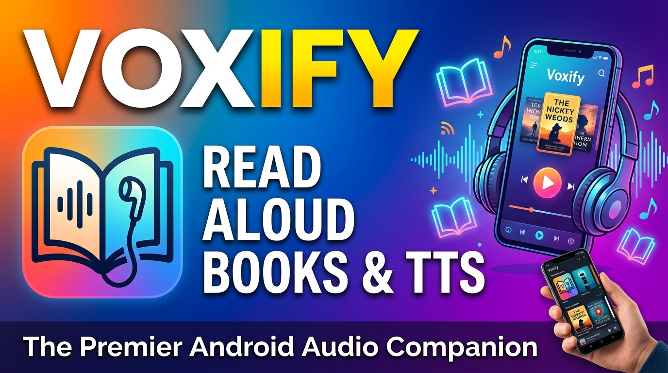 Voxify Read Aloud Books & TTS: The Premier Android Audio Companion