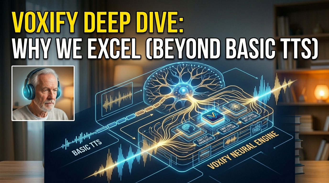 Deep Dive: Beyond Basic TTS – Why Voxify Excels