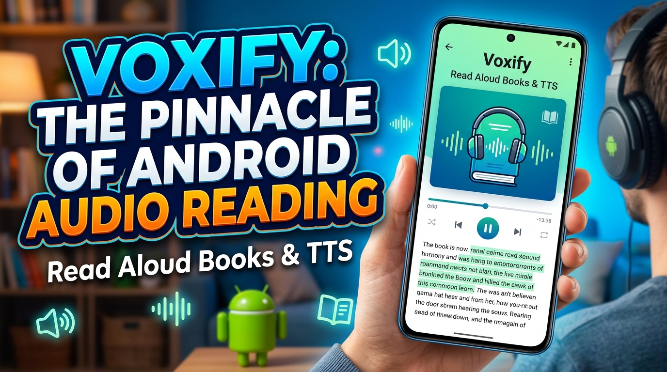 Voxify Read Aloud Books & TTS: The Pinnacle of Android Audio Reading