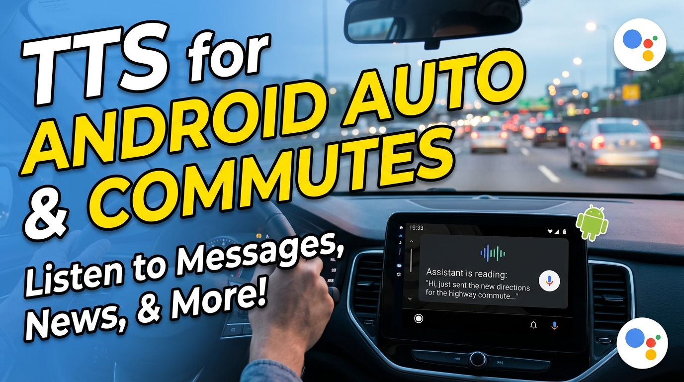 TTS for Android Auto: Your Commute, Reimagined