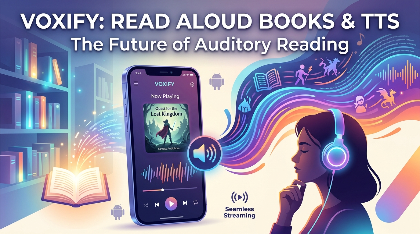 Voxify Read Aloud Books & TTS: The Pinnacle of Audio Reading on Android