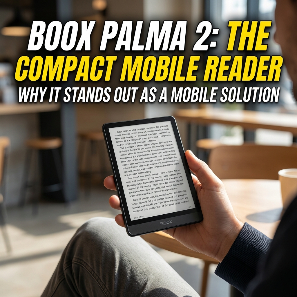 Why the Boox Palma 2 stands out as a compact mobile reading solution