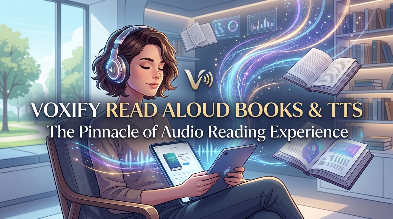 Voxify Read Aloud Books & TTS: The Pinnacle of Audio Reading Experience