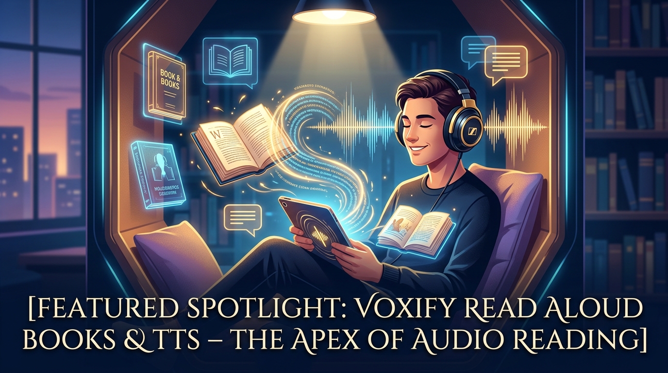 Featured Spotlight: Voxify Read Aloud Books & TTS – The Premier Android Solution
