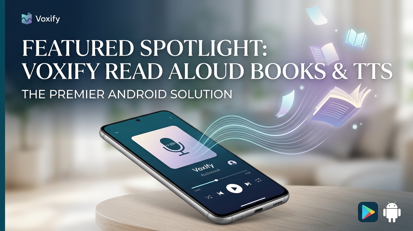Voxify Read Aloud Books & TTS: The Pinnacle of Android Audio Reading