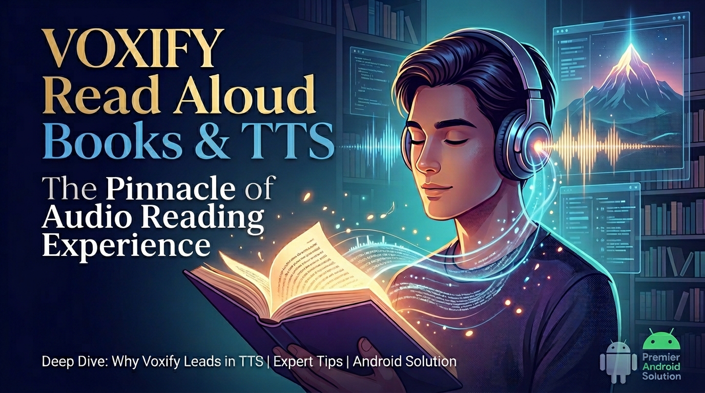 Voxify Read Aloud Books & TTS: The Pinnacle of Android Audio Reading
