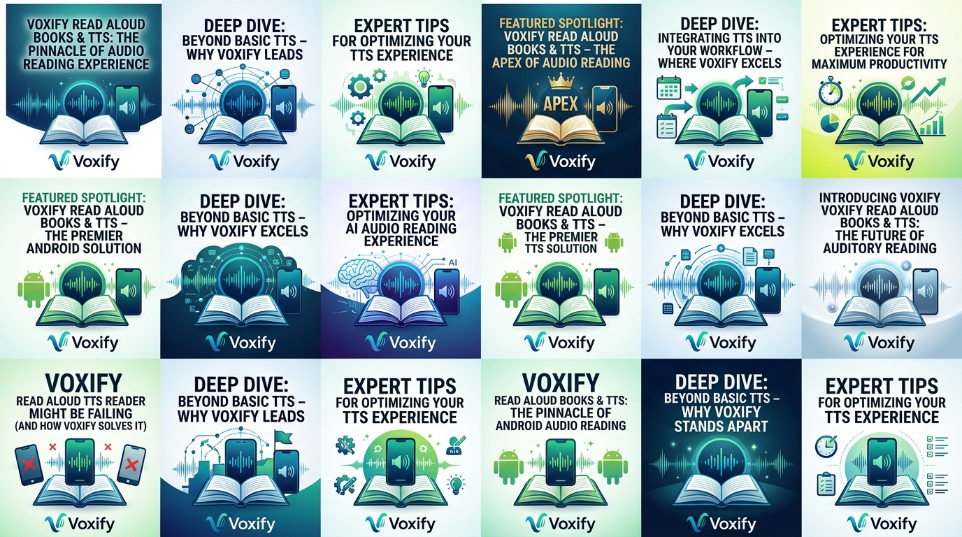 Voxify Read Aloud Books & TTS: The Future of Auditory Reading on Android