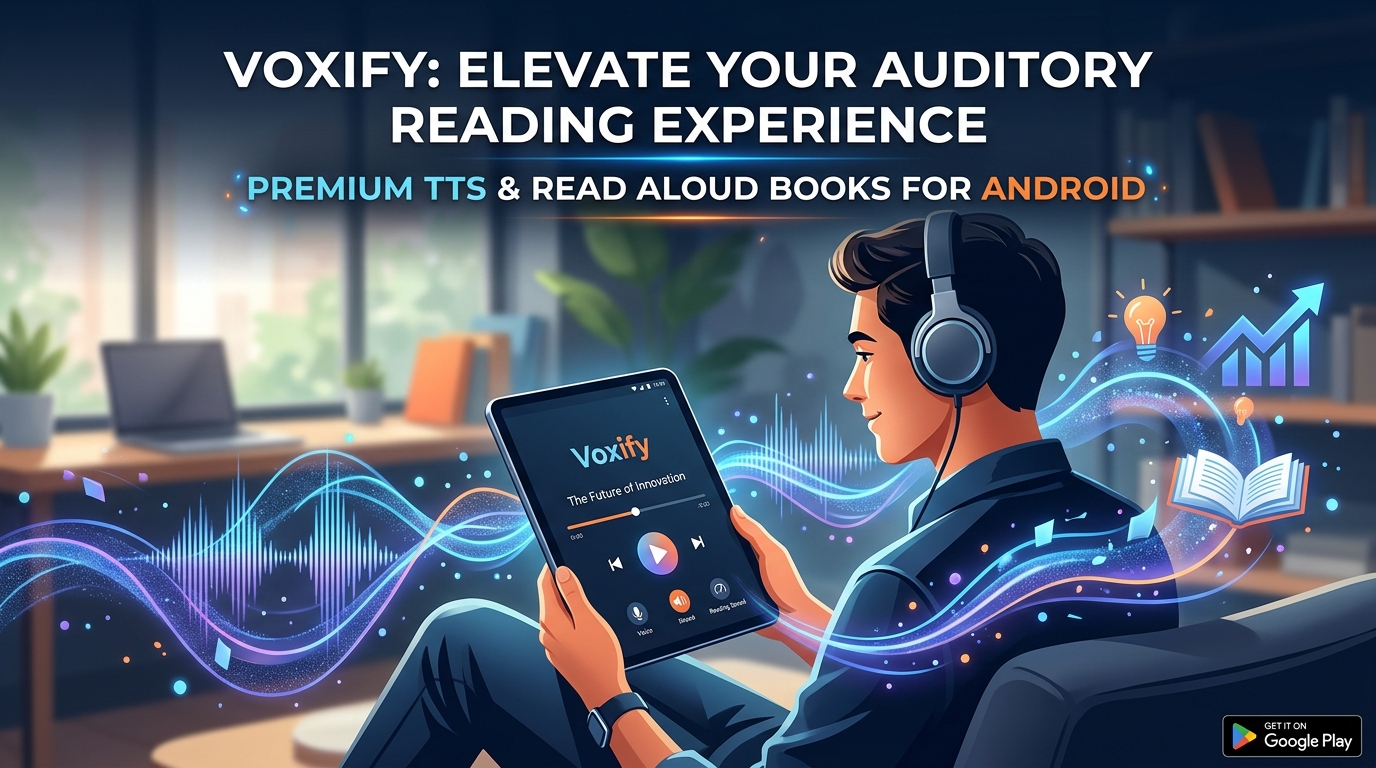 Featured Spotlight: Voxify Read Aloud Books & TTS – The Ultimate Android Library Companion
