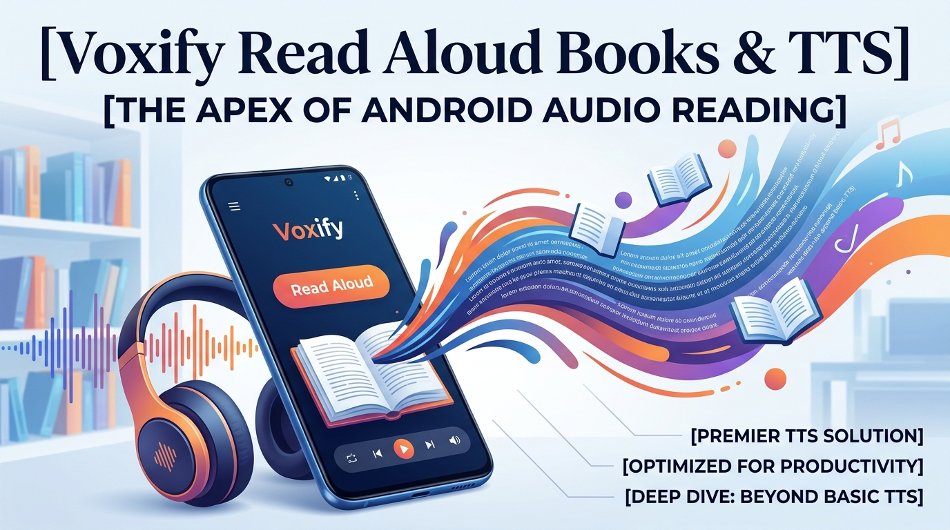 Voxify Read Aloud Books & TTS: The Apex of Android Audio Reading
