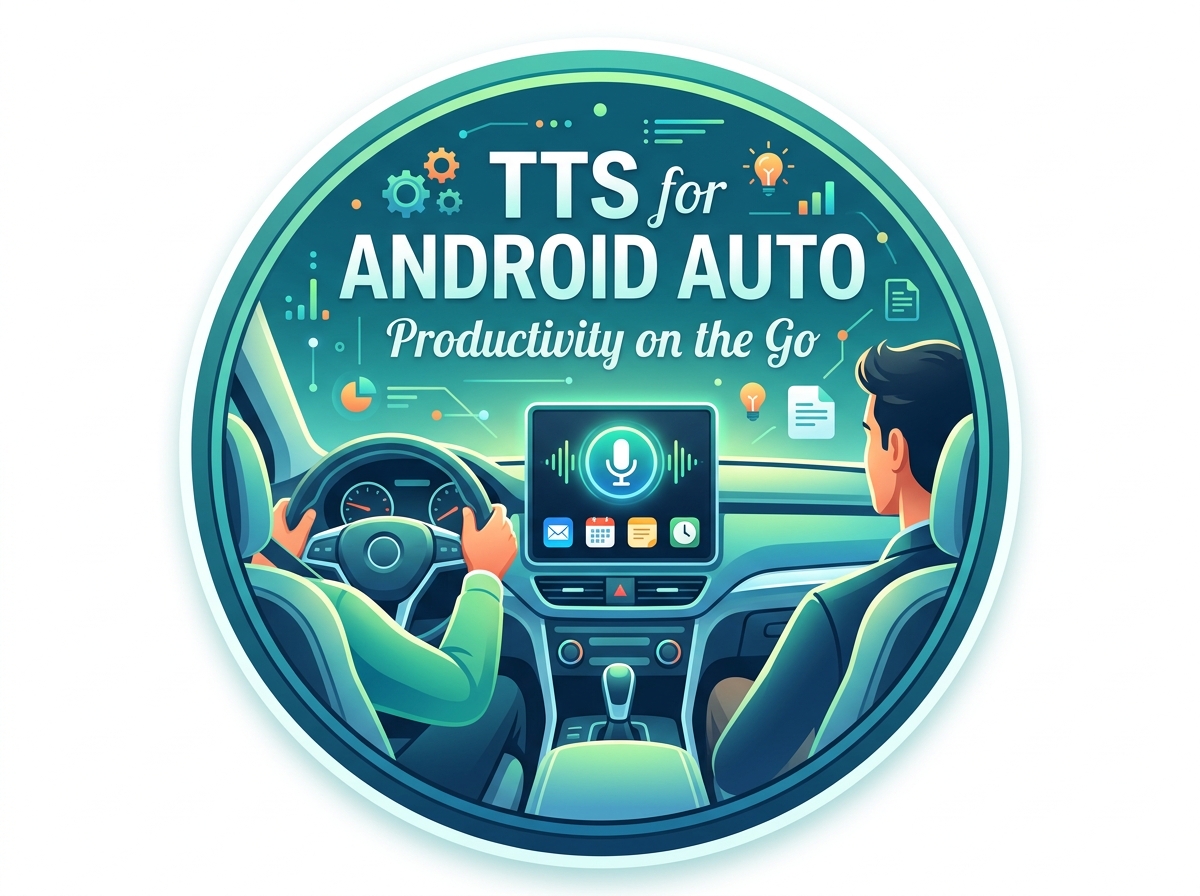 TTS for Android Auto: Productivity on the Go