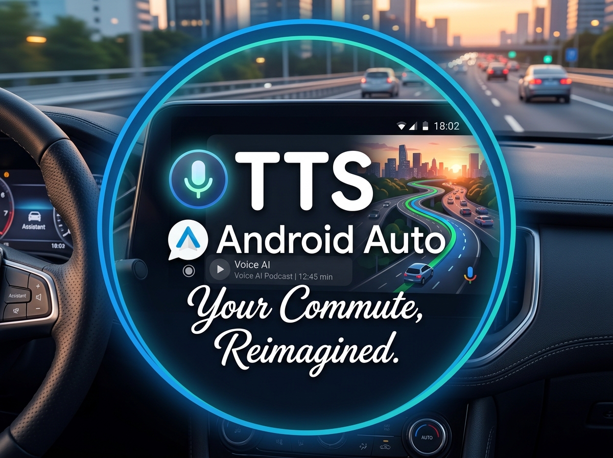 TTS for Android Auto: Your Commute, Reimagined