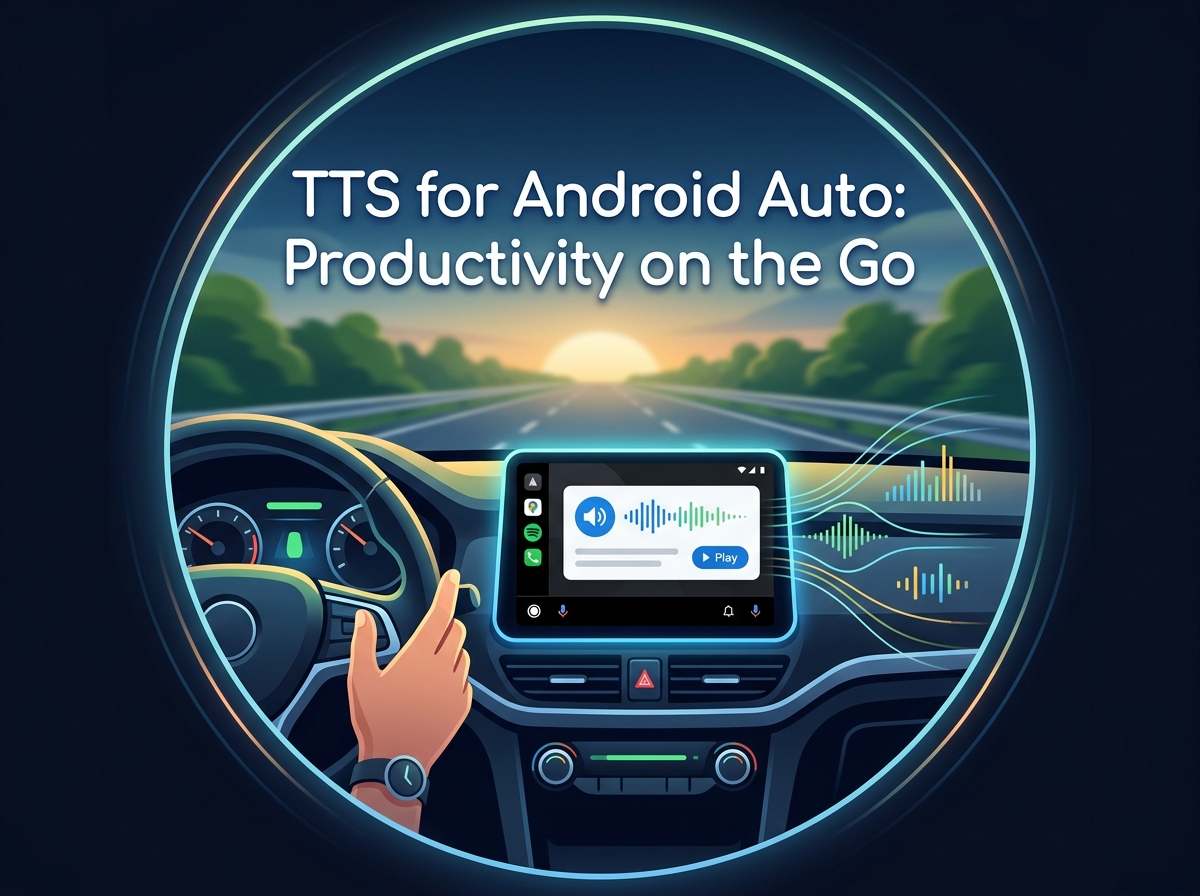 TTS for Android Auto: Your Co-Pilot for Information